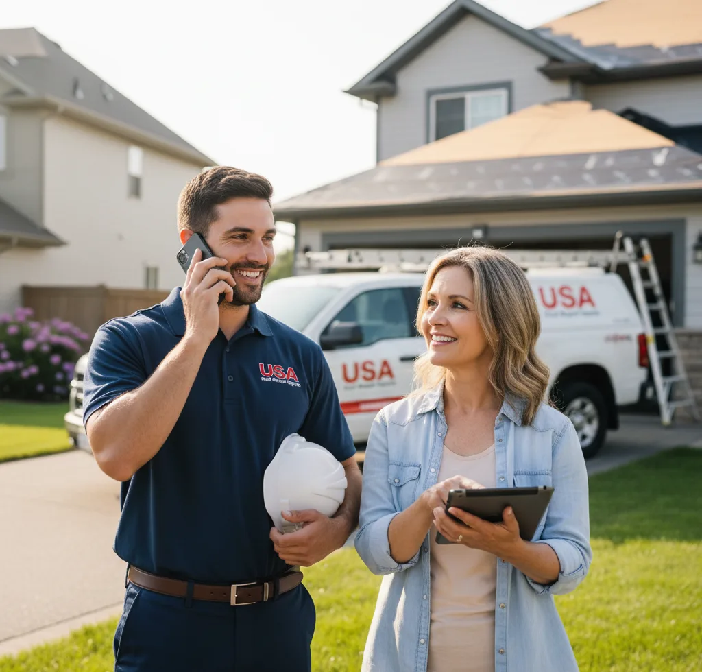 USA Roof Repair Experts customer support in Jonesville